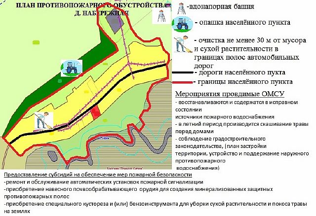 План ПБ д. Набережная.